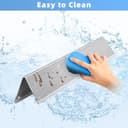 Htanch 17.5" Cast Iron Grate with Stainless Steel Flavorizer for Spirit and Spirit II 300 Series Grills, Grill Parts for Weber Spirit E310 Weber Spirit II 300 Spirit E/S310 E/S315 320 330 SP320 - 4