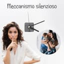 Stileitaliano Orologio da Parete personalizzato in legno moderno con Numeri Bianchi Orologi a muro con foto stampa fotografica 25cm x 25cm Idea Regalo per la Casa (Rotondo) - 6