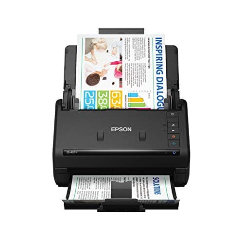 Epson Workforce ES-400 II Color Duplex Desktop Document Scanner for PC and Mac, with Auto Document Feeder (ADF)