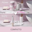 Panasonic ES-WM31 5 in 1 Kit Corpo e Bikini, Epilatore Donna, Rasoio Donna, Rasoio Bikini, 5 Accessori, Impermeabile IPX7, Wet & Dry, Alimentazione a Batteria (Necessaria 1 AA), Oro Bianco - 7