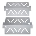 teileplus24 RE-2 Hitzereflektoren Gasgrill aus Edelstahl kompatibel mit Weber Spirit 300er 2013- | erhöht die Hitze | verringert den Gasverbrauch | gleichmäßige Wärmeverteilung - 1