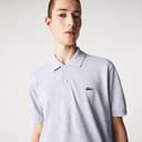 Lacoste Herren Polo-Shirt Kurzarm L1264, Männer Polo-Hemd,3 Knopf,Regular Fit,Grau,5 - 9
