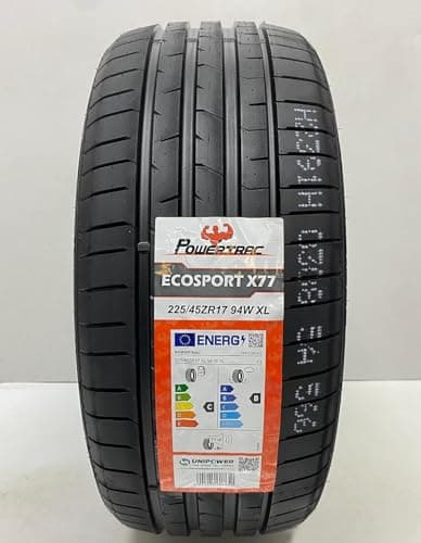 1 X 225 45 17 POWERTRAC ECOSPORT 225/45ZR17 94W XL EXTRA LOAD TYRE M+S (MUD & SNOW) AMAZING C & B RATED LABEL 2254517