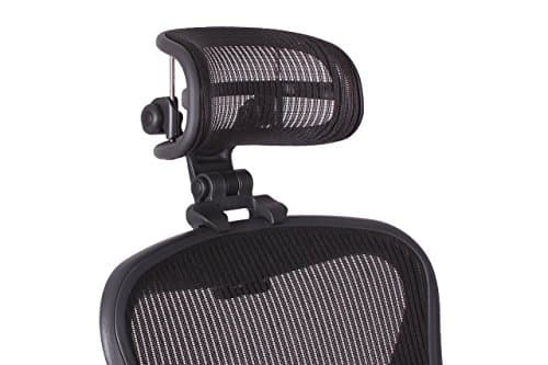 Engineered Now Die Originale Kopfstütze für den Herman Miller Aeron Stuhl H3 Carbon | Farben und Netz passen zu klassischem Aeron Stuhl 2016 und früheren Modellen