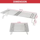 GLOWYE Griglia riscaldante Universale per Barbecue a Gas a Pellet, in Legno, Regolabile, per Traeger, Weber, Blackstone, Pit Boss e la Maggior Parte delle Piastre Piatte da Tavolo - 2