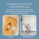 Nanit Sistema Smart Baby Monitor con supporto da pavimento, video cristallino, notifiche in tempo reale, insight del sonno, schermo da 8 pollici, integrazione app e display da 8 pollici - 7