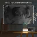 BOIFUN Baby monitor 5" con schermo diviso e 2 telecamere, baby monitor WiFi 2K tramite schermo e controllo tramite app, registrazione e riproduzione, sensore di temperatura e umidità - 5