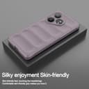 ESTH® Custodia Silicone Liquido per Realme GT 6T 5G/Realme GT Neo6/GT Neo6 SE con Protezione Anti-Germi e Fodera in Microfibra, Cover in Silicone a Antiurto 360°, Viola chiaro - 2