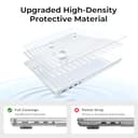 EooCoo Compatible with MacBook Pro 16 inch Case 2025 M4 A3403 A3186 M3 A2991 M2 A2780 M1 A2485 Pro/Max Chip 2024-2021, Transparent Hard Shell for Mac Book Pro 16.2" Smooth Plastic Cover, Crystal Clear - 5