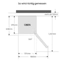 Samsung Kühl-Gefrier-Kombination, Kühlschrank mit Gefrierfach, 203 cm, 390 l Gesamtvolumen, 114 l Gefrierteil, AI Energy Mode, Flaschenregal, Premium Black Steel, RL38C602CB1/EG - 9