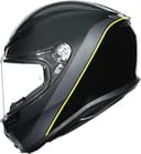 HELMET K6 AGV ECE MULTI MPLK MINIMAL GUNMET/BLACK/YELLOW FL ML - 6