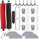 UPUPDAY Kit de Accesorios Recambios para Roborock S8 Pro Ultra, 2 Cepillo Principale, 1 Cepillo de Autolimpieza, 2 Filtros, 6 Bolsas de Polvo, 4 VibraRise 2.0 Mopas, 6 Cepillo Laterale - 1