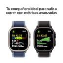 Apple Watch Ultra 3 GPS + Cellular, Reloj prémium para Running y Multideporte con Caja de Titanio Resistente de 49 mm y Correa Loop Alpine Azul Claro - Talla M. Monitores avanzados de Salud y entreno - 4
