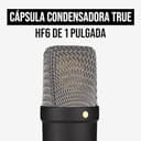 RØDE NT1 Signature Series micrófono de condensador de gran diafragma de la con soporte antivibraciones, filtro antipop y cable XLR para producción musical, grabación de voz, streaming y podcasting - 3