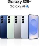 Samsung Galaxy S25+ 5G 256GB 12GB Blau USB-C OLED 6,7" Android 15 Triplecam 50MP - [Versione Tedesca, Spagnola, Francese, UK, Belga, Olandese, Danese, Finlandese, Norvegese, Svedese] - 3