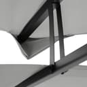 Outsunny 3x4m Gazebo Canopy Replacement, 2 Tier Top Roof UV Cover Garden Patio Outdoor Sun Awning Shelters, Light Grey (TOP COVER ONLY) - 8