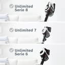 Bosch Hartboden-Softdüse mit LED-Beleuchtung BHZUHFN, geeignet für Unlimited 6, 7 und 8 Akku-Staubsauger, ideal für Parkett und Fliesen, sanfte Reinigung, Original-Zubehör, langlebig, schwarz - 4