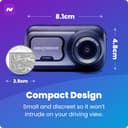 Nextbase 422GW Dash Cam Front and Rear Camera - 1440p 2K Car Camera Dashcam - WiFi, GPS, Bluetooth, Night Vision, Voice Control, Parking Mode, Emergency SOS, G-Sensor, 2.5" IPS Touch Screen - 3