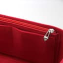 banbeln Organizador de bolso, organizador de bolsas de gamuza, material de gamuza, bolsa suave y no daña (Red, Slender Medium) - 9