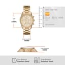 Michael Kors Ritz MK6356 Cronógrafo para Mujeres con Zircones - 3