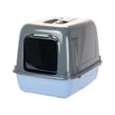 Ferplast Katzenklo, Katzentoilette mit Deckel, 2 geruchshemmende Aktivkohlefilter, abgedunkelte Schwingtür, 36 x 47 x h 35 cm, Clear CAT 10 Haustiertoilette - 9