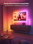 Govee TV Backlight 3 Lite con corrección de ojo de pez de cámara, 2,4m para TVs 40-50 pulgadas, retroiluminación LED RGBICW 4en1, WiFi, compatible con Alexa y control por app - 7