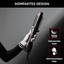 Rowenta x Karl Lagerfeld CF961L K/Pro Stylist rotierende Warmluftbürste, Glanz-Booster, vielseitige Looks, zwei Bürsten, alle Haartypen, trocknen und stylen gleichzeitig, Schwarz/Rot - 6