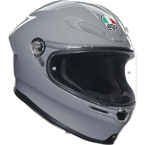 AGV K6 S Solid ECE22.06 Full Face Motorcycle Helmet Nardo Grey (M)