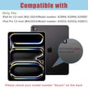 ProCase 2pcs Protectores para iPad Pro 13" M5/M4 2025/2024/ iPad Air 13" M3 M2, Mica Protectora de Pantalla Vidrio Templado Antichoque 9 H Alta Definición - 2