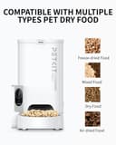 PETKIT Automatic Cat Feeder with Camera, 1080P HD Video with Night Vision, 2-Way Audio, 3L Auto Cat Feeder with Battery-Backup, Low Food & Blockage Sensor, App Control Cat Food Dispenser, 2.4Ghz Wi-Fi - 9