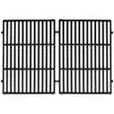 GFTIME 47.6 X 33.7CM Cast Iron Cooking Grates for Weber Genesis II E/S-310, EX315, 310/335 and Genesis LX E-340/S-340 Gas Grills, Pack of 2 - 1