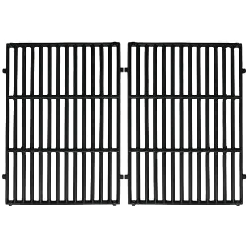 GFTIME 47.6 X 33.7CM Cast Iron Cooking Grates for Weber Genesis II E/S-310, EX315, 310/335 and Genesis LX E-340/S-340 Gas Grills, Pack of 2