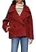 QS Oversized Bouclé Caban Jacket, Red 3835, XS - 1