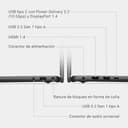 DELL 16 Ordenador Portátil DC16250, 16" 2K WVA Antirreflejos 16:10, Intel Core 5 120U, 16GB RAM, 512GB SSD, Intel UHD, Windows 11 Home, QWERTY Español, Negro Carbón (Adaptador Vendido por Separado) - 10