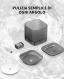 PETKIT CYBERTAIL Fontanella per Gatti, Pompa dell'Acqua Senza Fili,25dB Silenziosa,Fontanella per Cani,3.0 Aggiornare l'elemento Filtrante,1.8 L(Non Base Wireless) - 7