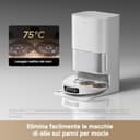 DREAME L40 Ultra AE Robot Aspirapolvere Lavapavimenti, Aspirazione 19.000 Pa, Auto-Pulizia dei Moci con Acqua Calda a 75°C, Diverse Spazzole e Moci Flessibili, Svuotamento Automatico - 6