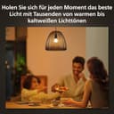 Philips Hue White Ambiance E14 LED Lampen Doppelpack (470 lm), dimmbare LED Leuchtmittel für das Hue Lichtsystem mit warm- bis kühlweißem Licht, smarte Lichtsteuerung über Sprache und App, 2er Pack - 7