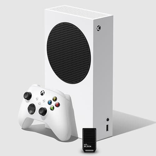 Xbox Series S 512 GB + WD_BLACK C50 1 TB Erweiterungskarte, eine offiziell lizenzierte Speicherkarte für Series S