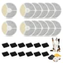Filter Unit 3.0, 12 Packungen Katzenbrunnen Filter für Petkit E versweet Solo 2/Solo SE/3 Pro/2S/3, Katzen Trinkbrunnen Filter Aktivkohle Ersatzfilter mit 12 Schwamm - 1