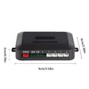 MASO, radar wireless per retromarcia auto con kit 4 sensori, sensore di parcheggio retromarcia auto con sistema radar sensibile, radar wireless per retromarcia auto DC 12V 0,3-2,0m/11,81-78,74in, Nero - 7