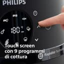 Philips Airfryer Serie 2000 – Friggitrice 6,2L Con Finestrella di cottura, RapidAir, 13 Modalità di Cottura, 90% di Grassi in Meno, Facile da Pulire, Touchscreen, Risparmio Energetico (NA230/00) - 4