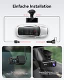 REDTIGER Dashcam Auto Vorne Hinten 4K/2,5K mit STARVIS 2, Dash Cam Auto Kamera 3,18" IPS-Bildschirm, kostenlose 128-GB-Karte,5.8GHz WiFi, GPS, 170°Weitwinkel WDR, Unterstützt 512 GB Max(F7NP) - 9