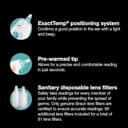 Braun ThermoScan 6, IRT6515 - Termometro digitale per le orecchie per adulti, neonati, bambini e bambini, veloce, delicato e accurato con risultati codificati a colori, bianco - 5