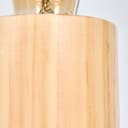 HOFSTEIN Tallsebo Table Lamp, Wooden Table Lamp in Natural Colours, Modern Light in Scandinavian/Boho Design, Switch on Cable, Height 12 cm, E27, Living Room, Bedroom, Dining Room, Hallway, Office - 4