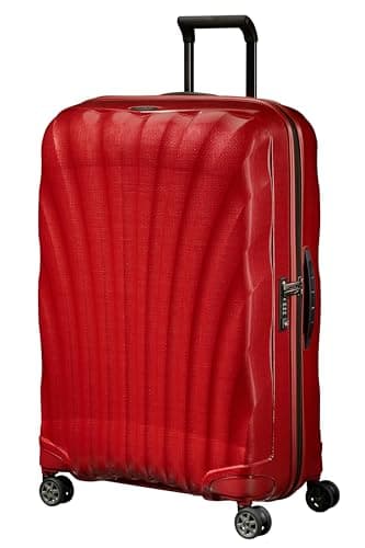 Samsonite C-Lite Maleta Spinner 75 cm Altura x 28 cm Ancho Chili Rojo, Chili Red, Carry-On 75 cm, C-Lite Maleta Spinner