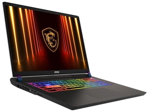 MSI Vector 17 HX AI Gaming-Laptop, 17" QHD+ 240 Hz Display, Intel Core Ultra 9 275HX, NVIDIA GeForce RTX 5080, 32 GB RAM, 2 TB SSD, Windows 11 Home, QWERTZ Tastatur, Cosmos Grau, A2XWIG-040