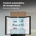 Cecotec Frigorífico 4 Puertas Total No Frost de 474L Bolero CoolMarket 4D 474 Dark E. 177,5cm de Alto, 83,3 cm de Ancho, Clase E, Ultra Silencioso, Iluminación LED, Compresor Inverter Plus, Inox Negro - 8