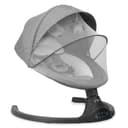 MoMi KENANI Babywippe für Kinder bis 9 kg, klappbar, mit Fernbedienung & Bluetooth zum Verbinden mit Smartphone, Batterie- oder Stromanschluss, mit 5-Punkt-Sicherheitsgurt, Sonnenschutz, Insektennetz - 16