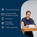 OMRON X7 Smart AFib Misuratore di Pressione da Braccio | Screening dell'AFib con ogni controllo della pressione sanguigna a casa | Validato clinicamente | 2 Utenti | Bracciale Intelli Wrap 22-42cm - 7