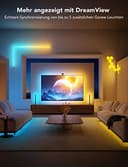 Govee Envisual TV Hintergrundbeleuchtung T2 mit Dual-Kamera für 75-85 Zoll Fernseher und PC, RGBIC WiFi LED Strip kompatibel mit Alexa und Google Assistant doppelte Lichtperlen, für Deko - 5